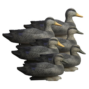 Higdon "Battleship" Super Mag. Black Duck Decoys Foam Filled