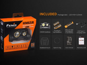 Fenix HM65R Rechargeable Headlamp