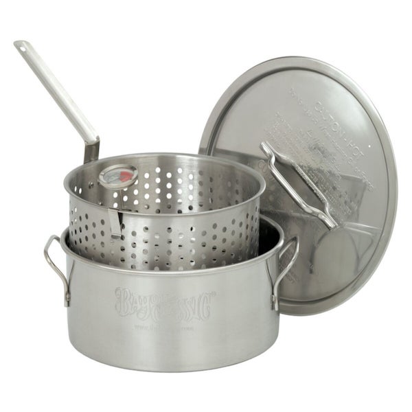 Bayou Classic 10-qt Stainless Fry Pot