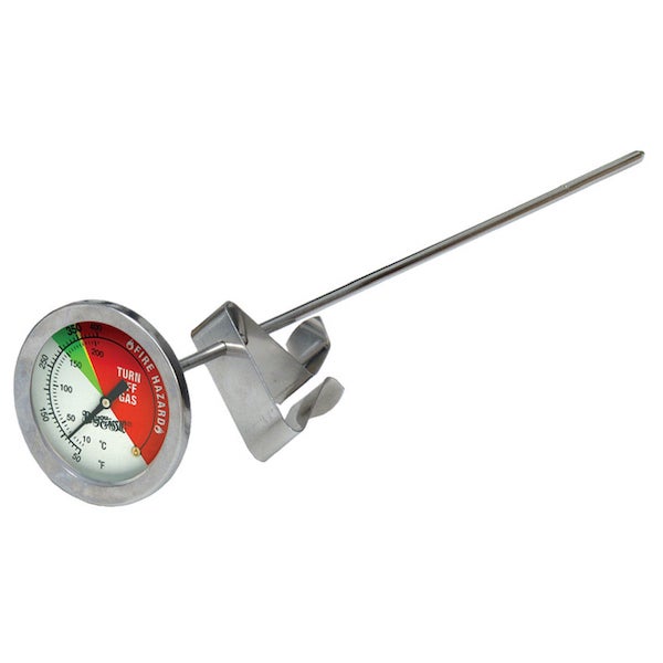 Bayou Classic 12-in Stainless Fry Thermometer