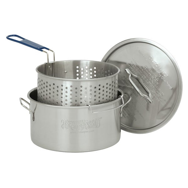 Bayou Classic 14-qt Stainless Fry Pot