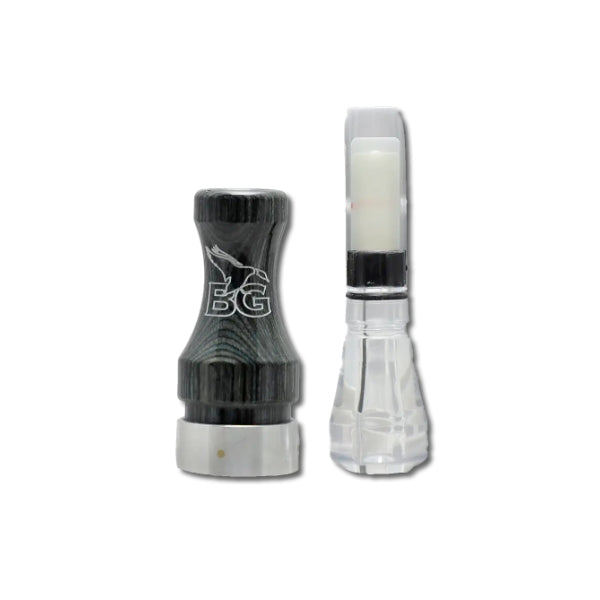 BG Calls Double Nasty Diamondwood/ Poly Double Reed Duck Call