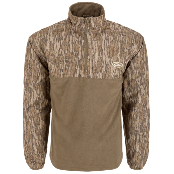 Drake Waterfowl MST 1/4 Zip Refuge Eqwader Jacket Bottomland