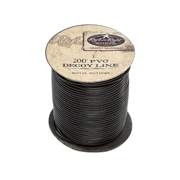 Rig'Em Right PVC Decoy Line Black