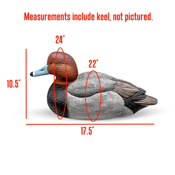 Rig Em Right Mainline Redhead Decoys Foam Filled
