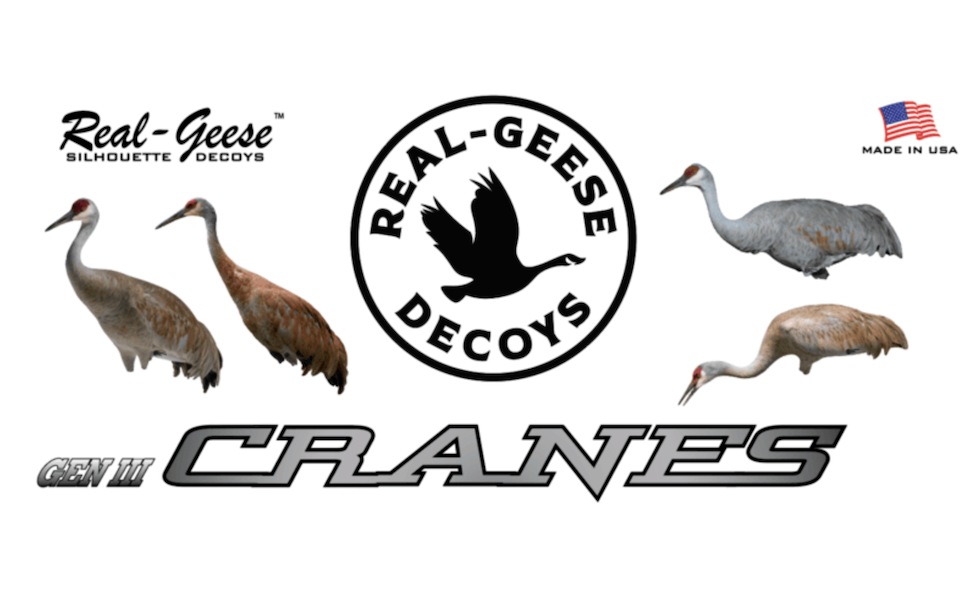 Real-Geese Gen 3 Sandhill Crane Decoys