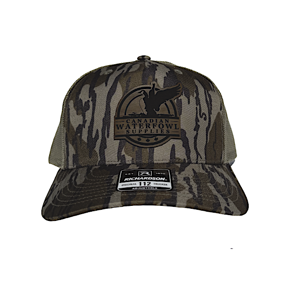 Canadian Waterfowl Supplies Patch Mossy Oak Bottomland Mesh-back Cap