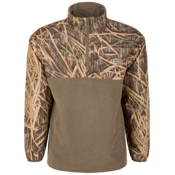 Drake Waterfowl 1/4 Zip Refuge Eqwader OG Shadowgrass