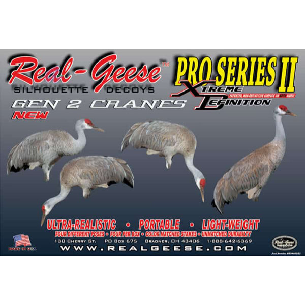 Real-Geese Gen 2 Pro Series II Sandhill Crane Decoys
