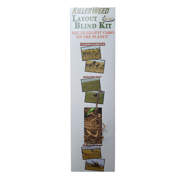 Avery Killer Weed Layout Blind Kit Faded Grass 47408 