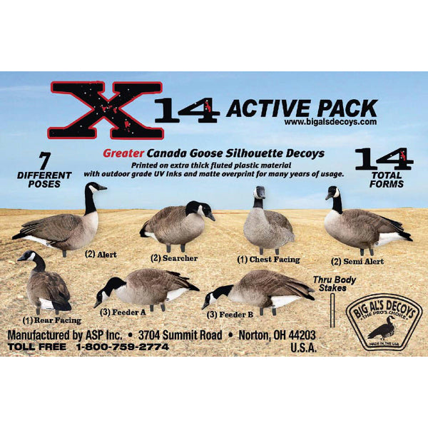 Big Al's X14 Greater Canada Goose Silhouettes