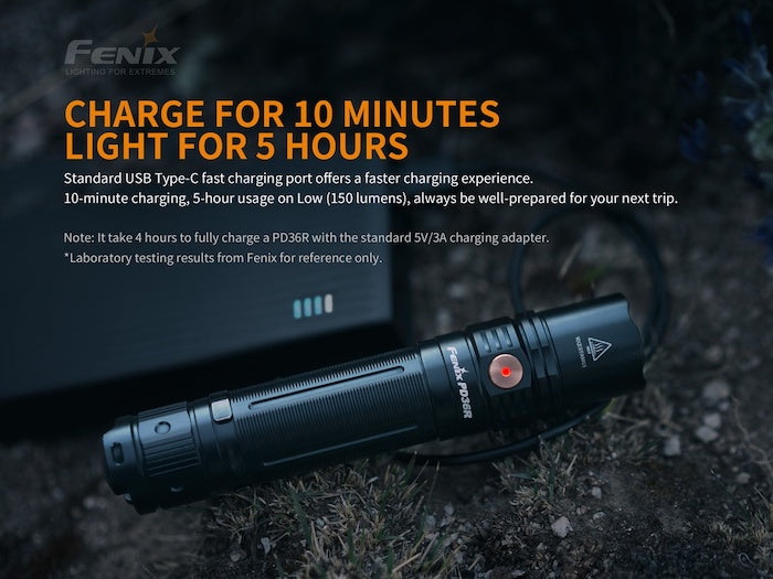 fenix canada flashlight Fenix PD36R Rechargeable Flashlight