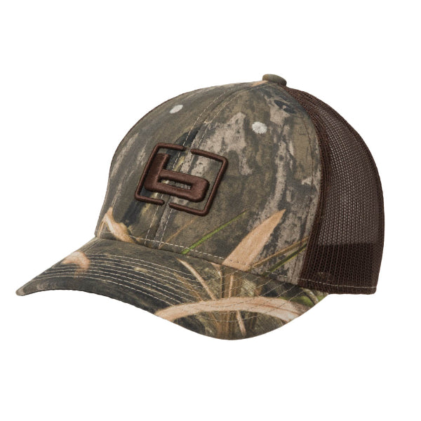Banded Trucker Hat Mossy Oak Habitat Camo